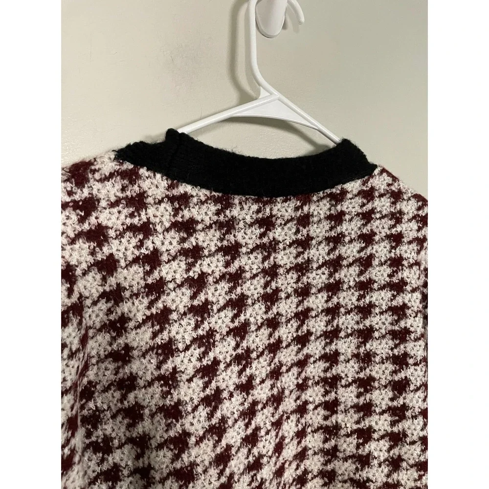 Anthropologie black maroon